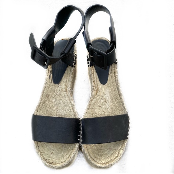 Vince Abby Ankle Platform Wedge Espadrilles Size 9 - Picture 1 of 13